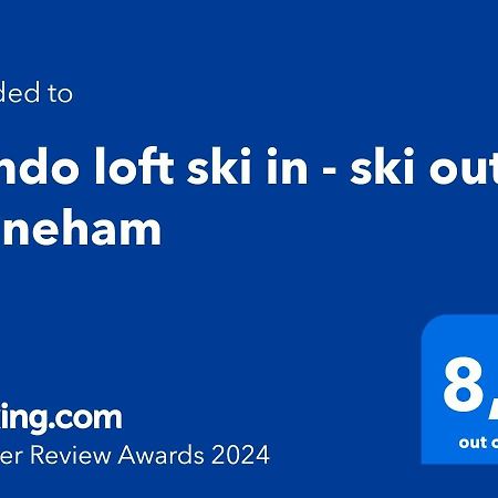 Condo Loft Ski In - Ski Out A Stoneham Eksteriør billede